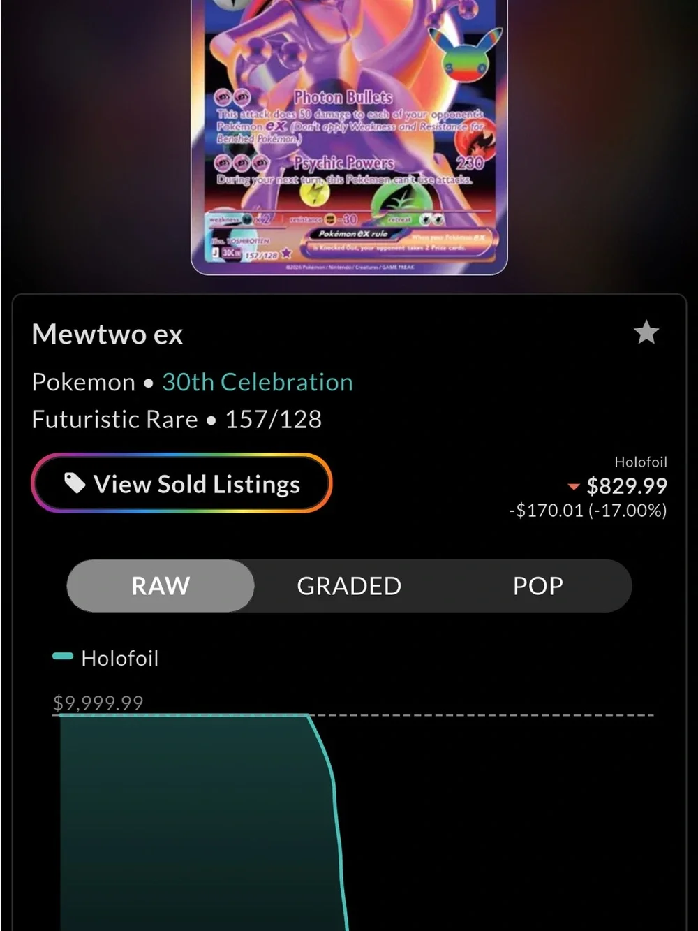 Pokemon price will